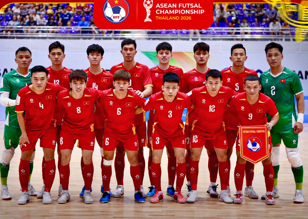Lịch thi đấu đội tuyển futsal Việt Nam tại bán kết giải Đông Nam Á

